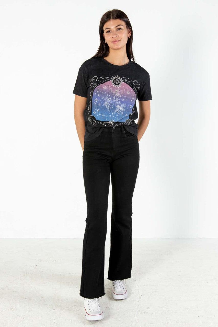 Black Flare Jeans Product Image