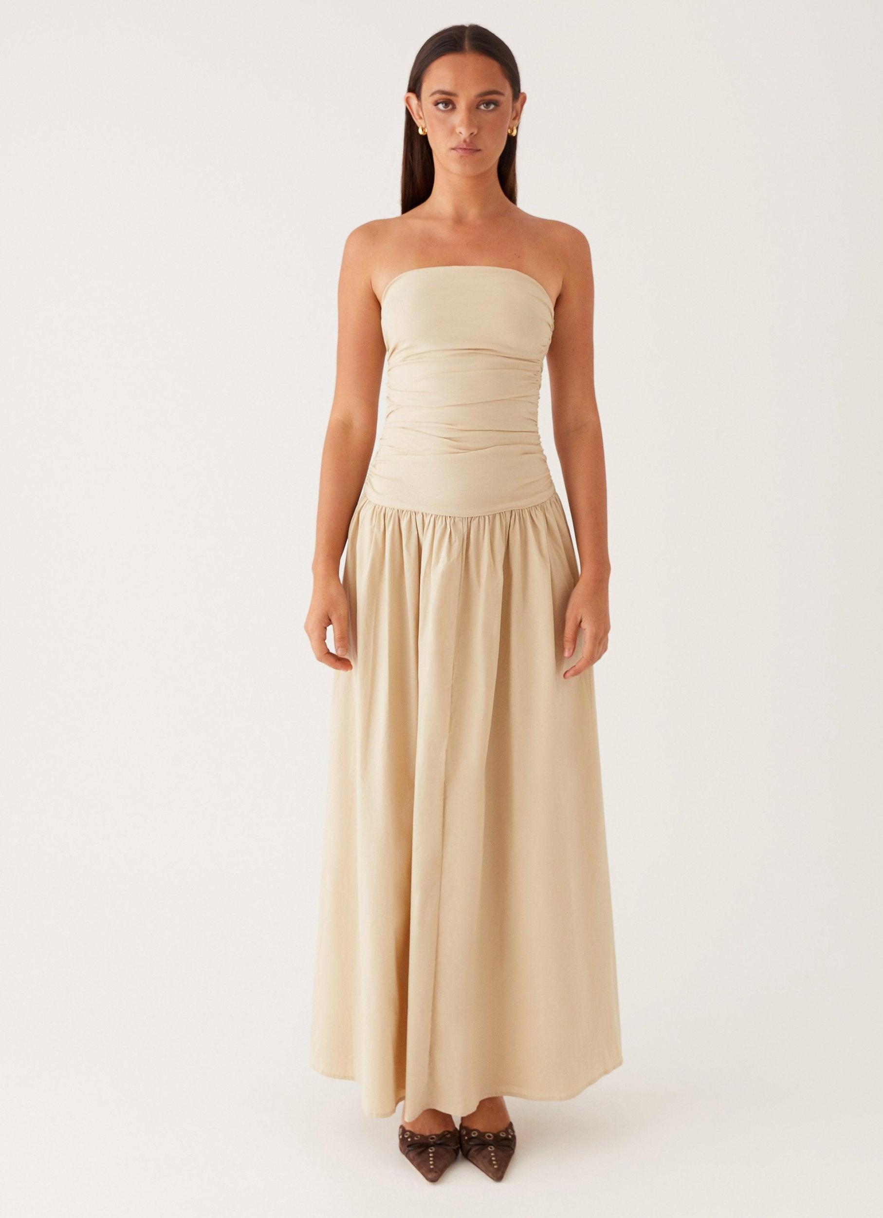 Carmel Maxi Dress - Ivory Product Image