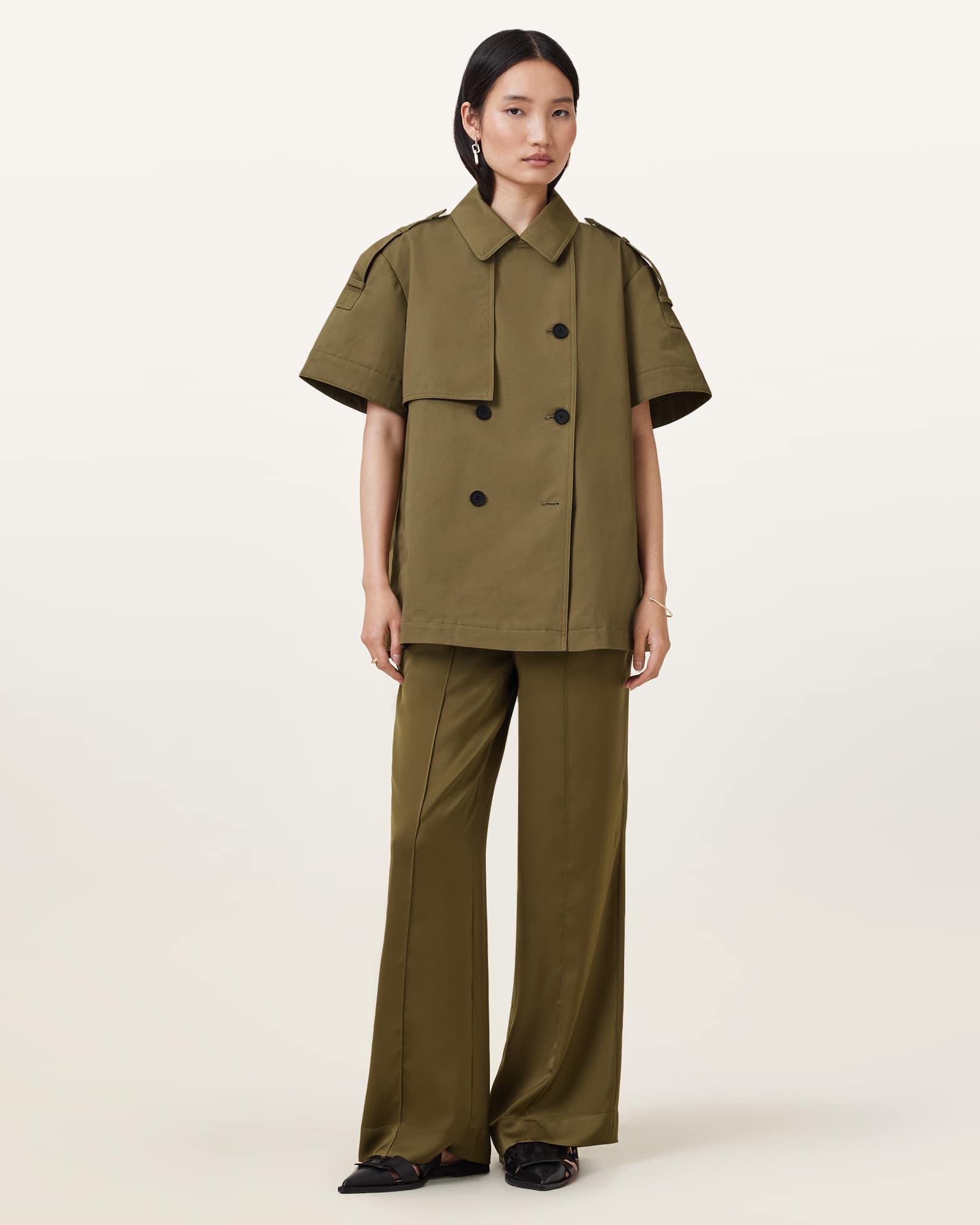 Flow Short Sleeve Trench Jacket Product Image