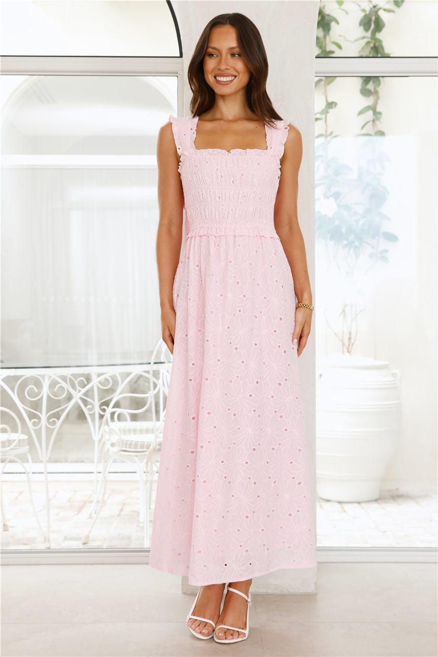 Bloom Edit Maxi Dress Pink Product Image