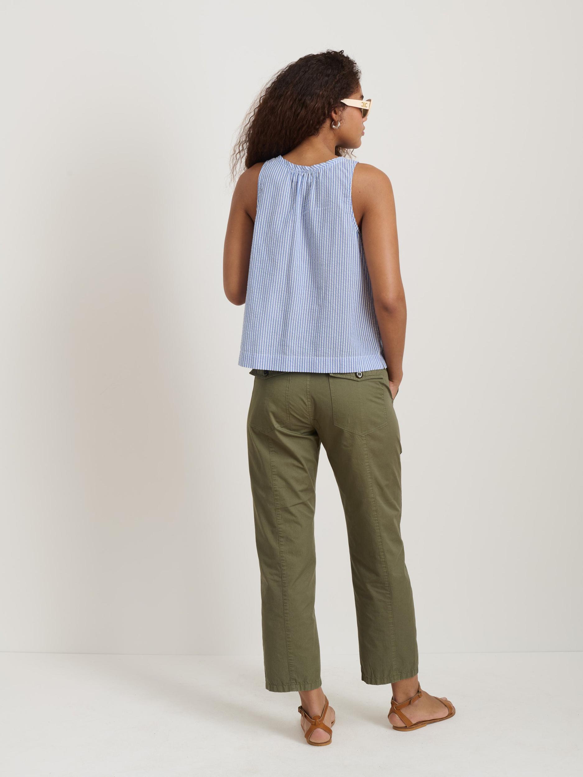 Sidney Top In Seersucker Product Image