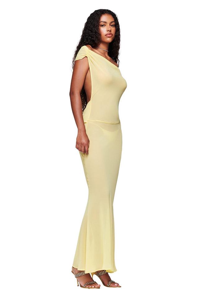 KAHLO MAXI DRESS - YELLOW Product Image