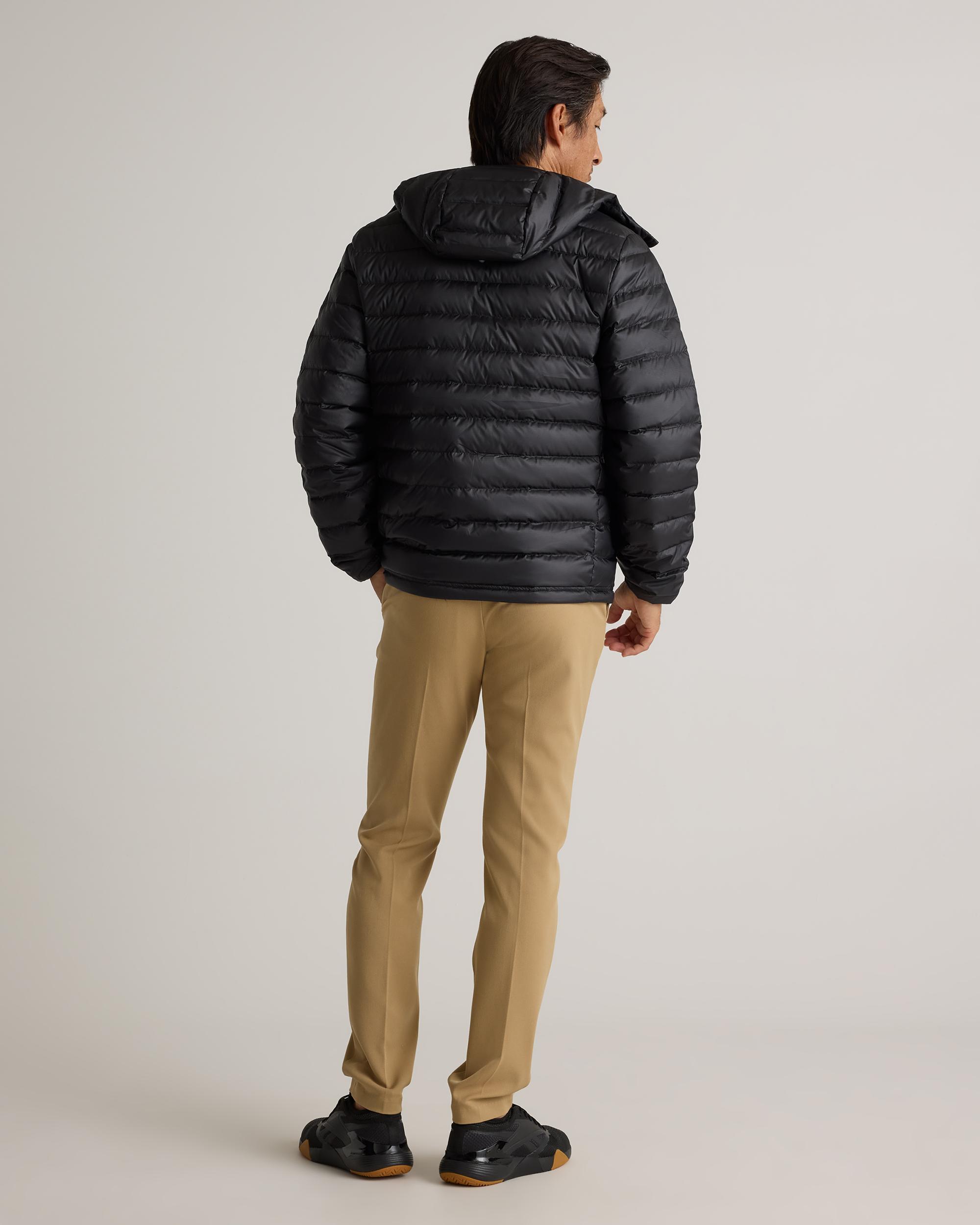 Quince | Men's Lightweight Down Packable Puffer Hooded Jacket Recycled Polyester Product Image