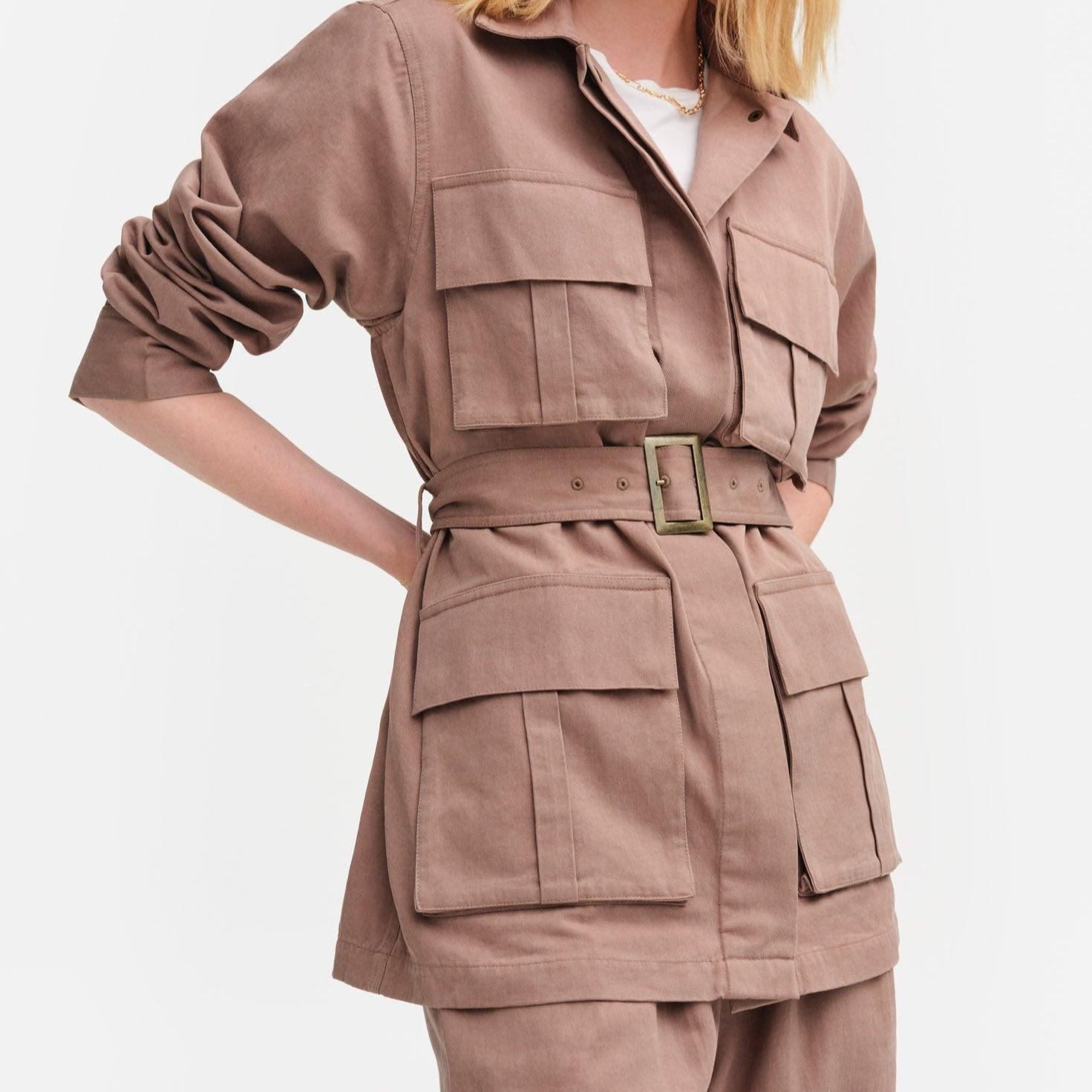 Tencel Twill Utility Jacket Female Product Image