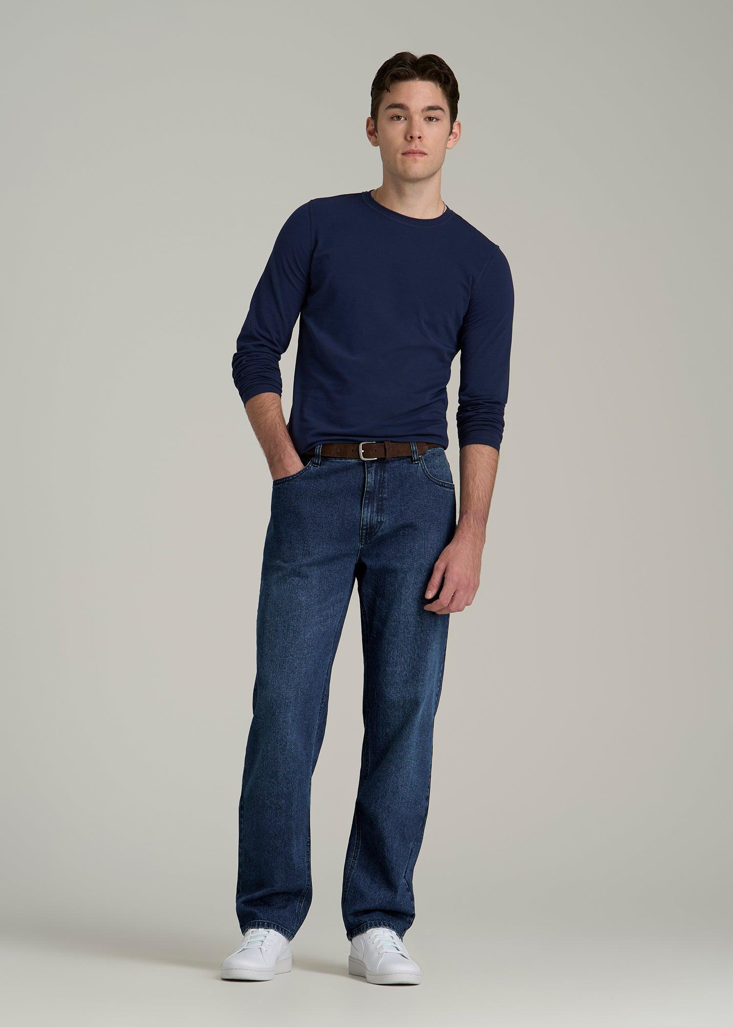 J1 STRAIGHT LEG Jeans for Tall Men in Atlantic Blue Male Product Image