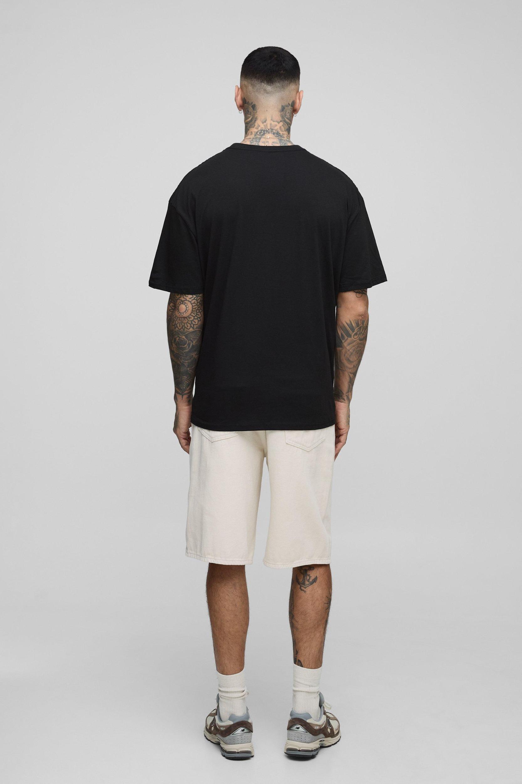 Tall Oversized Nirvana License Print T-Shirt | boohooMAN USA Product Image