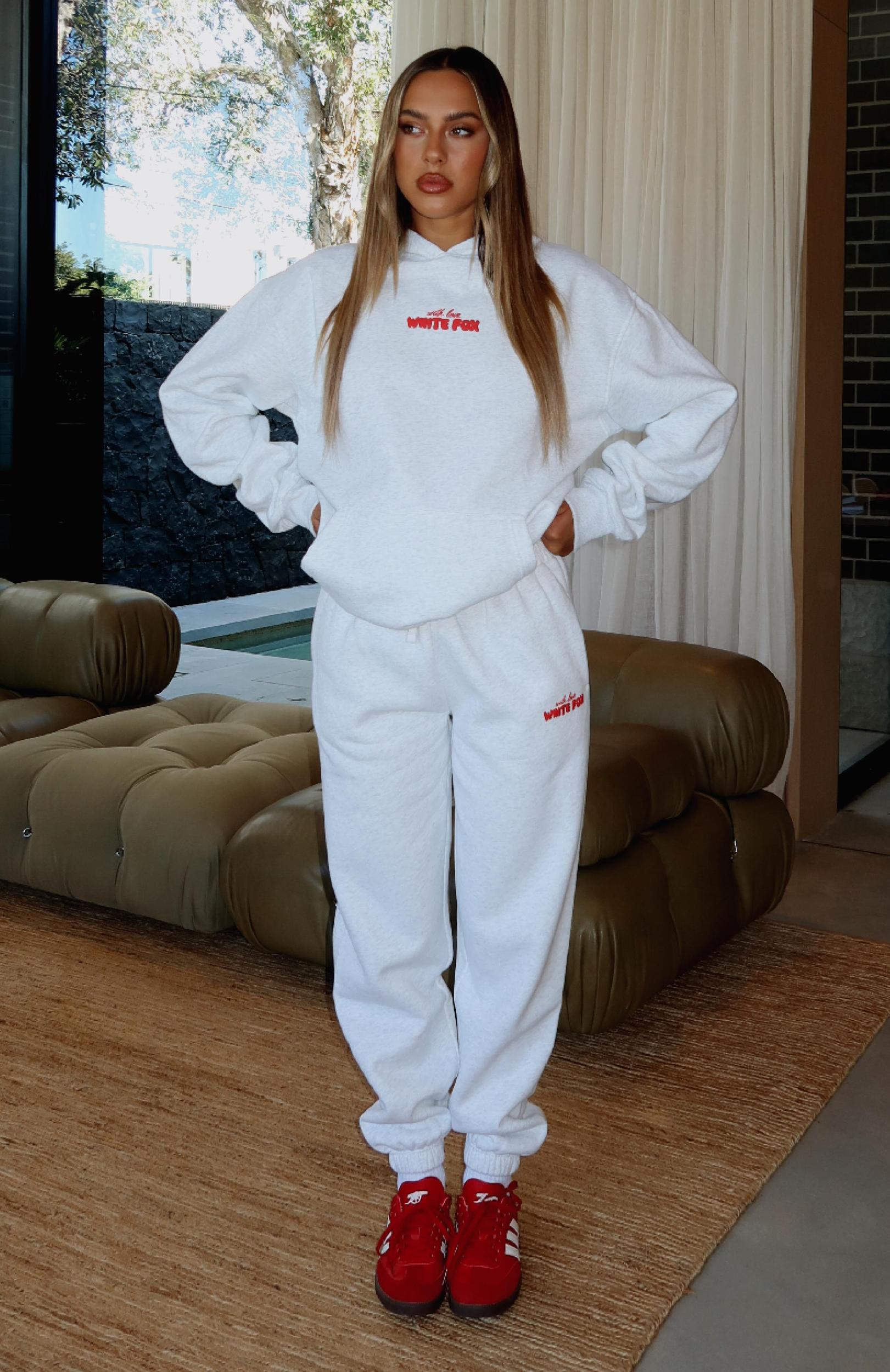With Love In The Moment Sweatpants Grey Marle Product Image