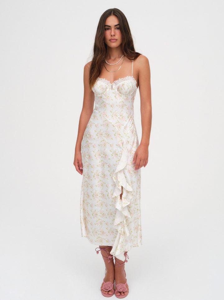 Chania Midi Dress — White Product Image