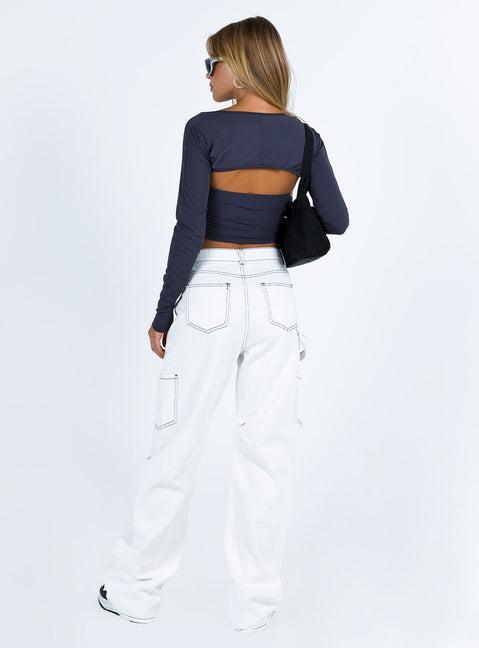 Miami Vice Pants White Product Image