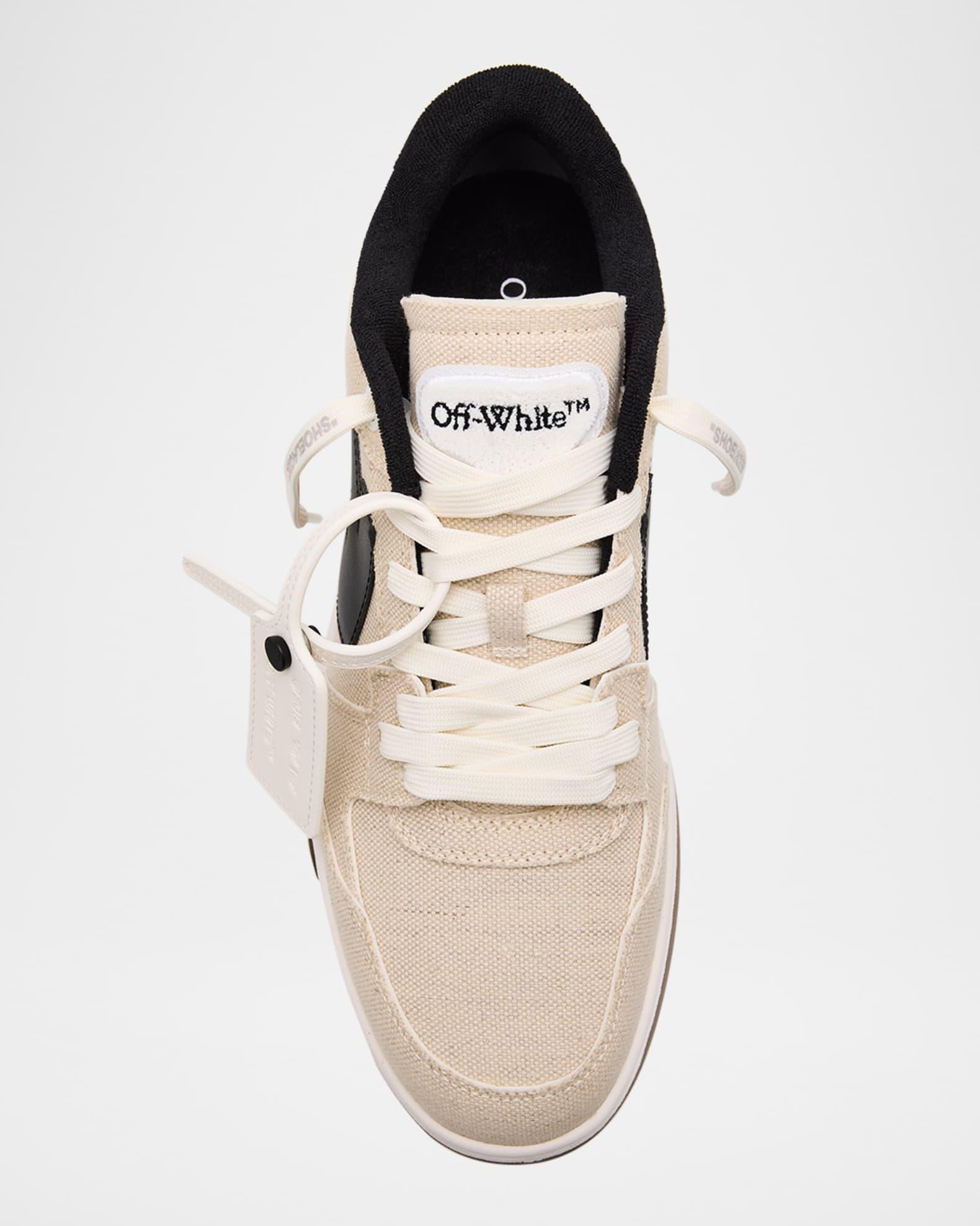 Men's Slim Out Of Office Canvas and Leather Sneakers Product Image