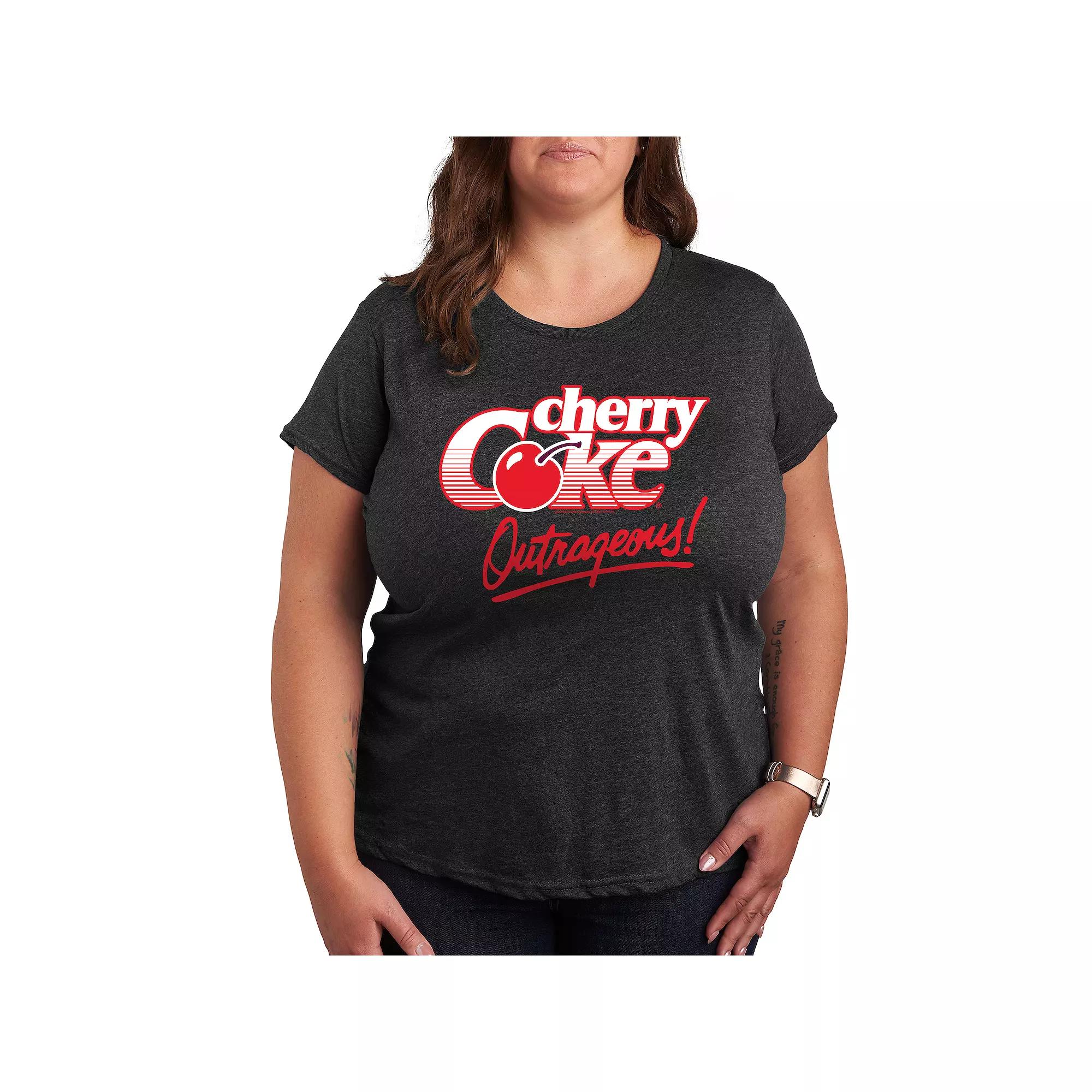 Plus Cherry Coke Outrageous Graphic Tee, Women's,  Product Image
