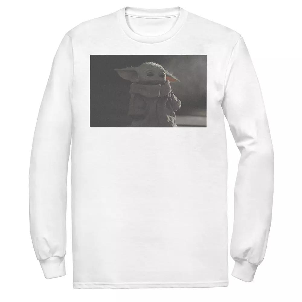 Men's Star Wars The Mandalorian The Child Sad Portrait Tee,  Product Image