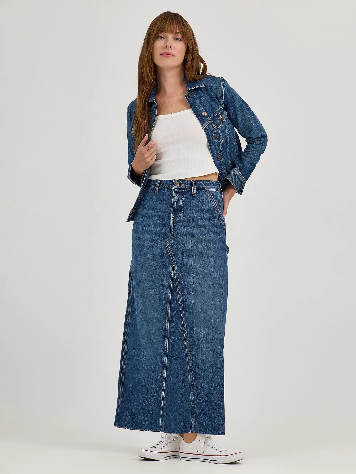 Women's Carpenter Maxi Skirt | Women's Skirts & Dresses | Lee® Product Image