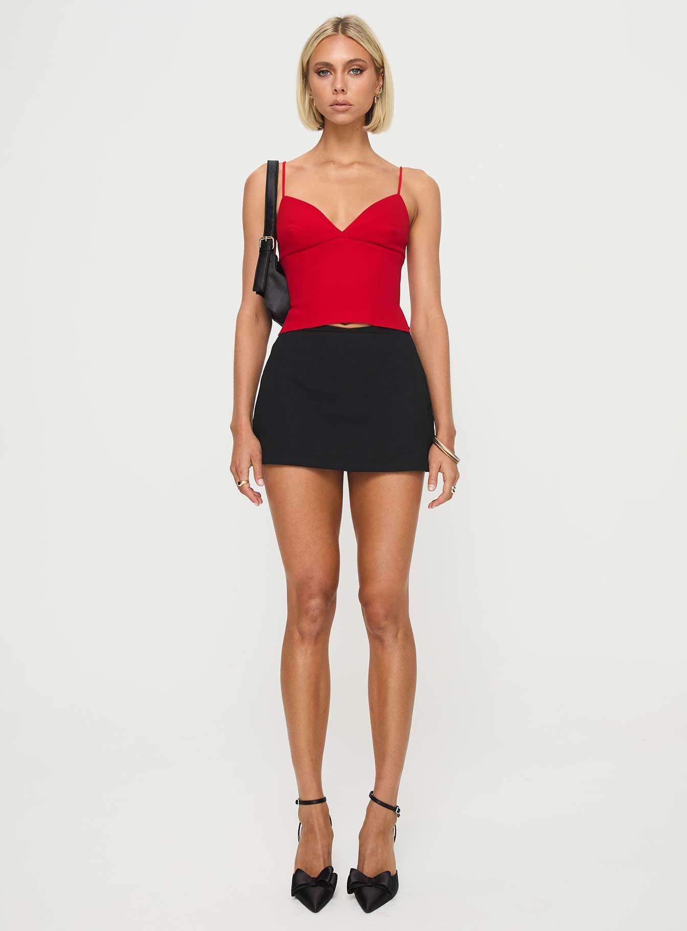 Sculpture Top Red Product Image