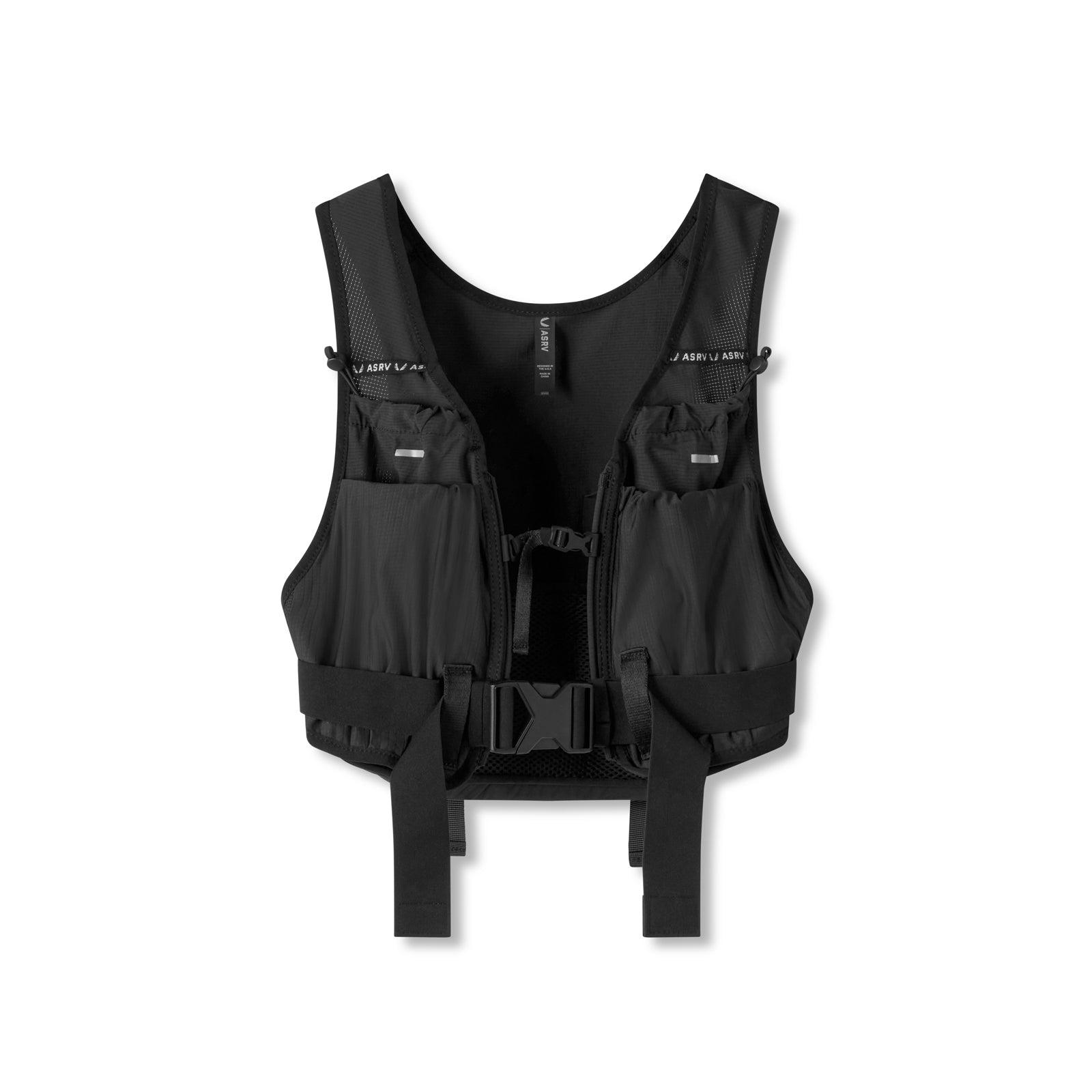 0899. 2-in-1 Packable Run Vest - Black Product Image