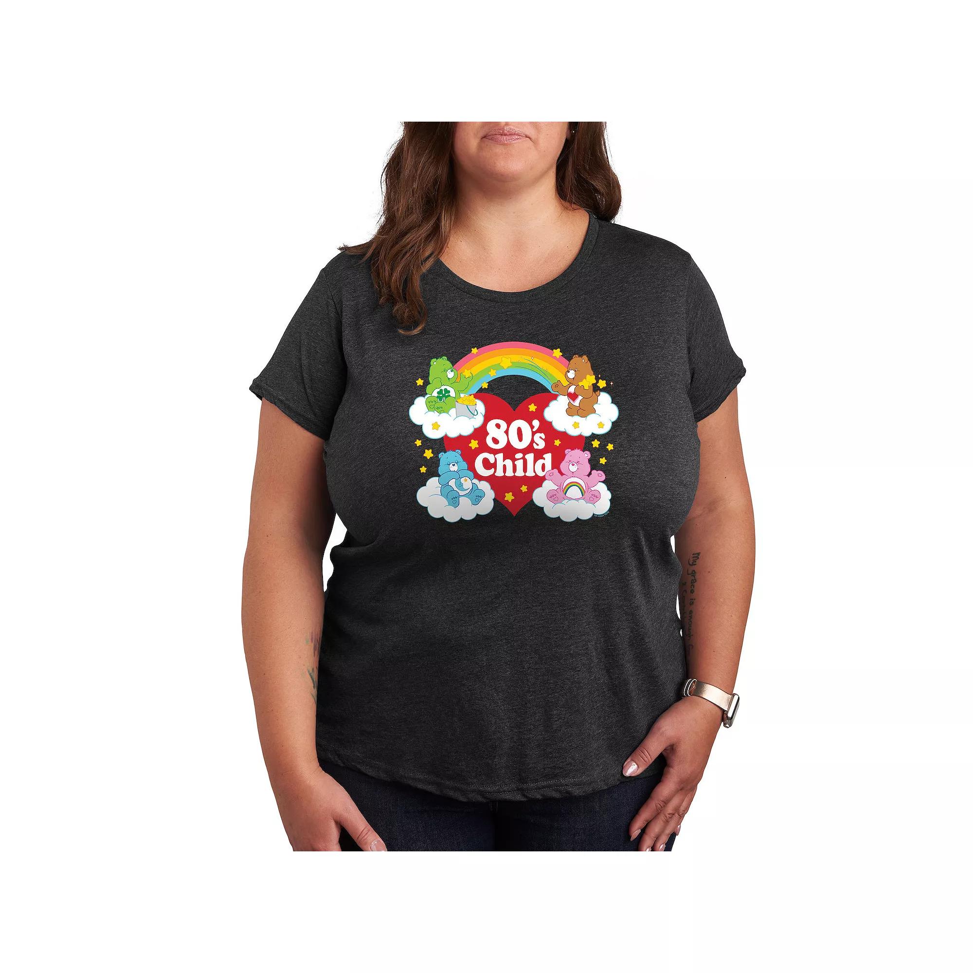 Plus Care Bears 80's Child Graphic Tee, Women's,  Product Image