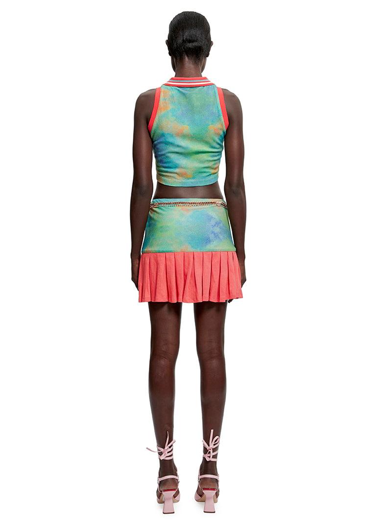 Rani Cropped Polo Vest Female Product Image