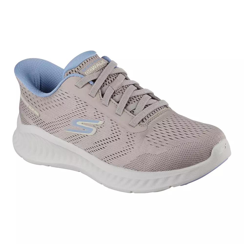 Skechers Hands Free Slip-ins GO WALK NOW Khloe Womens Shoes Brown Blue Product Image