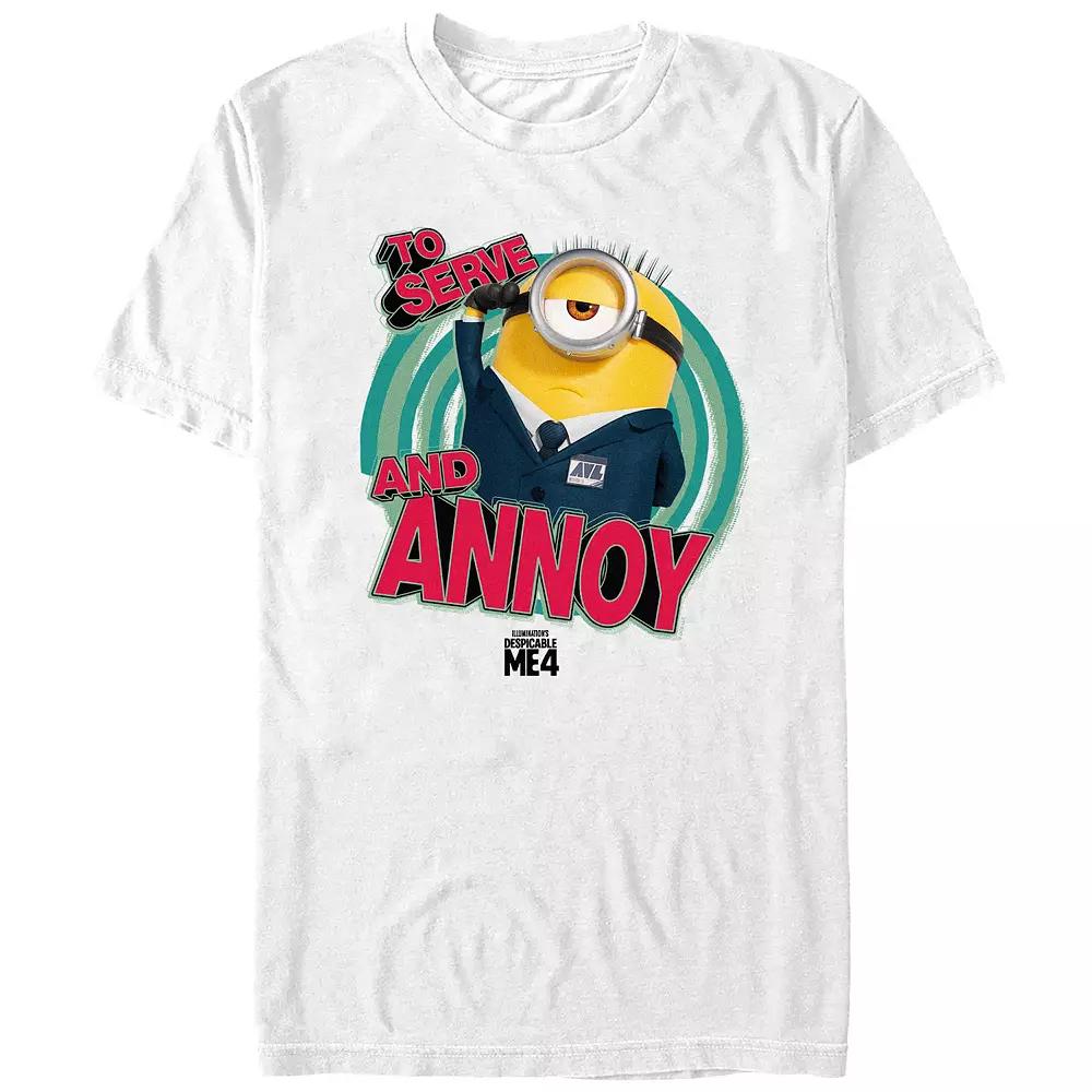 Men's Despicable Me 4 To Serve And Annoy Graphic Tee,  Product Image