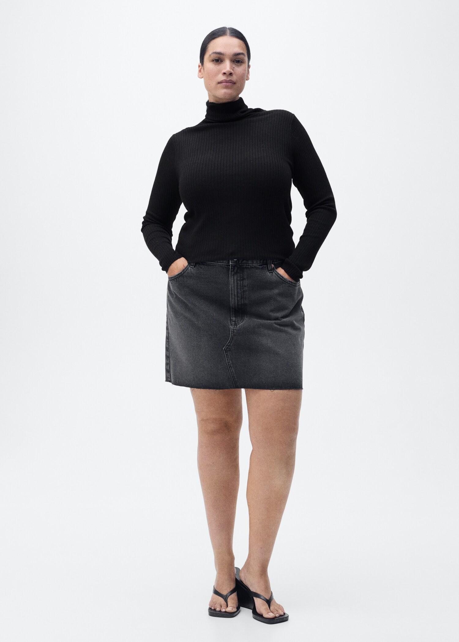 Wool blend turtleneck sweater - Women | MANGO USA Product Image