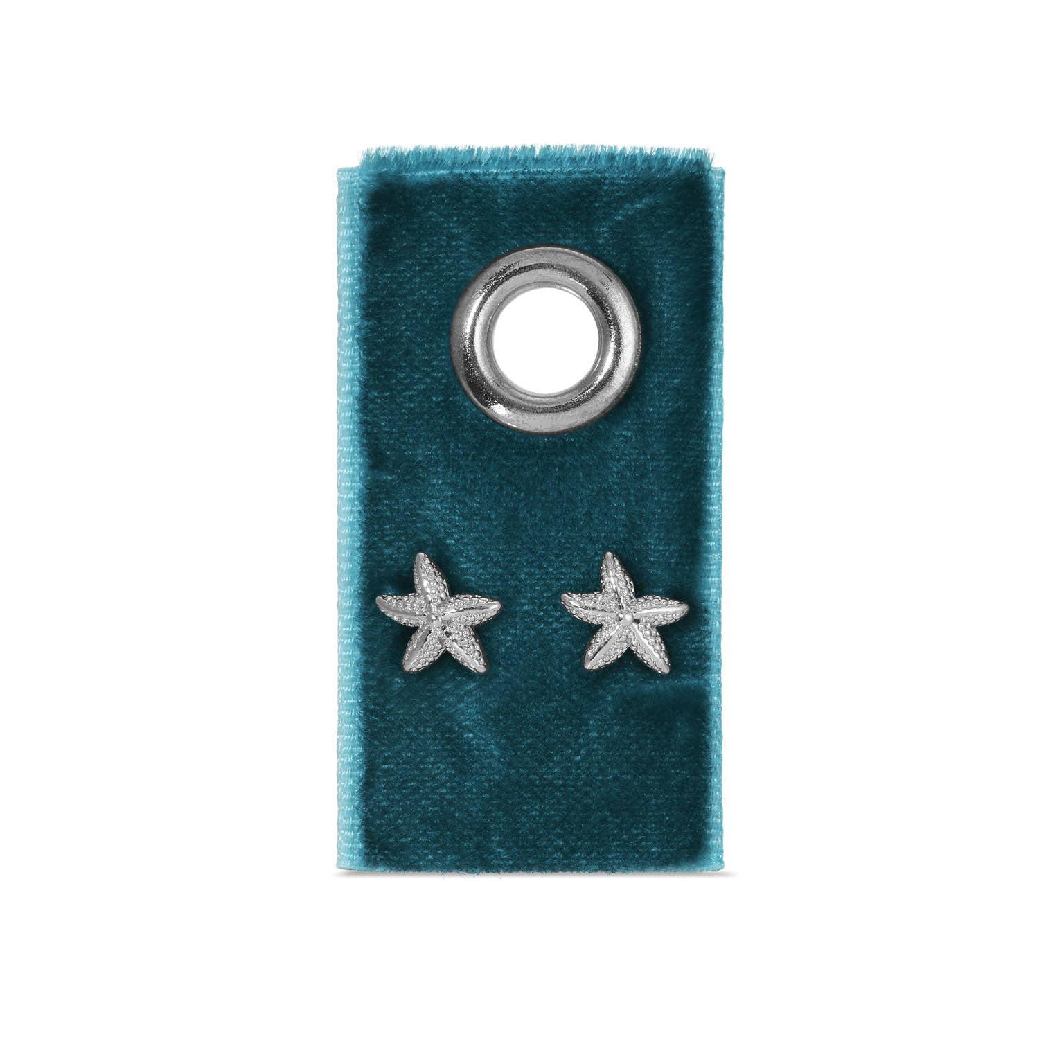 Starfish Studs On Velvet Gift Tag Product Image