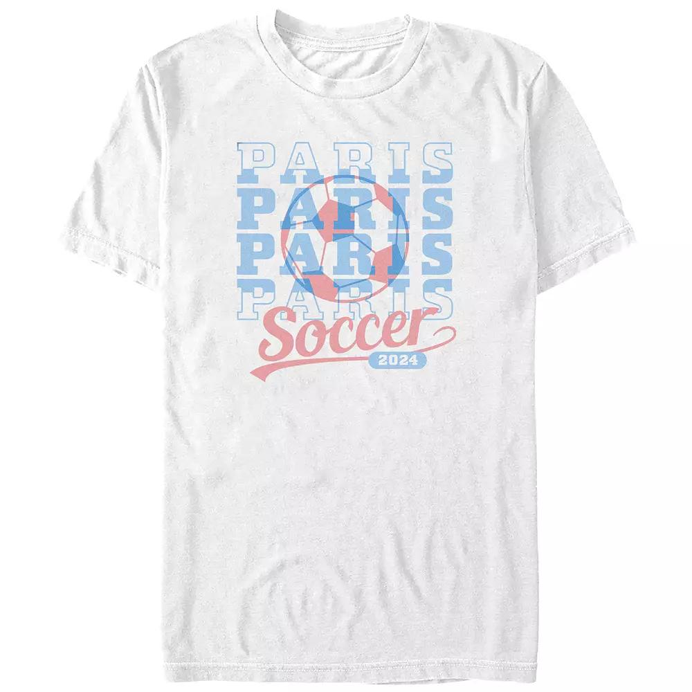 Men's Paris Soccer 2024 Graphic Tee,  Product Image