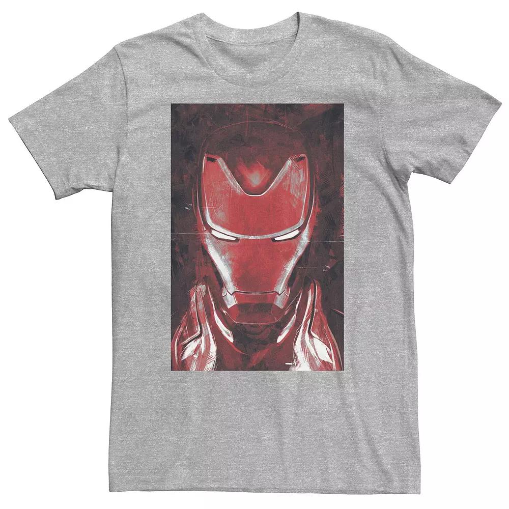 Big & Tall Marvel Avengers Endgame Red Iron Man Portrait Tee, Men's,  Product Image