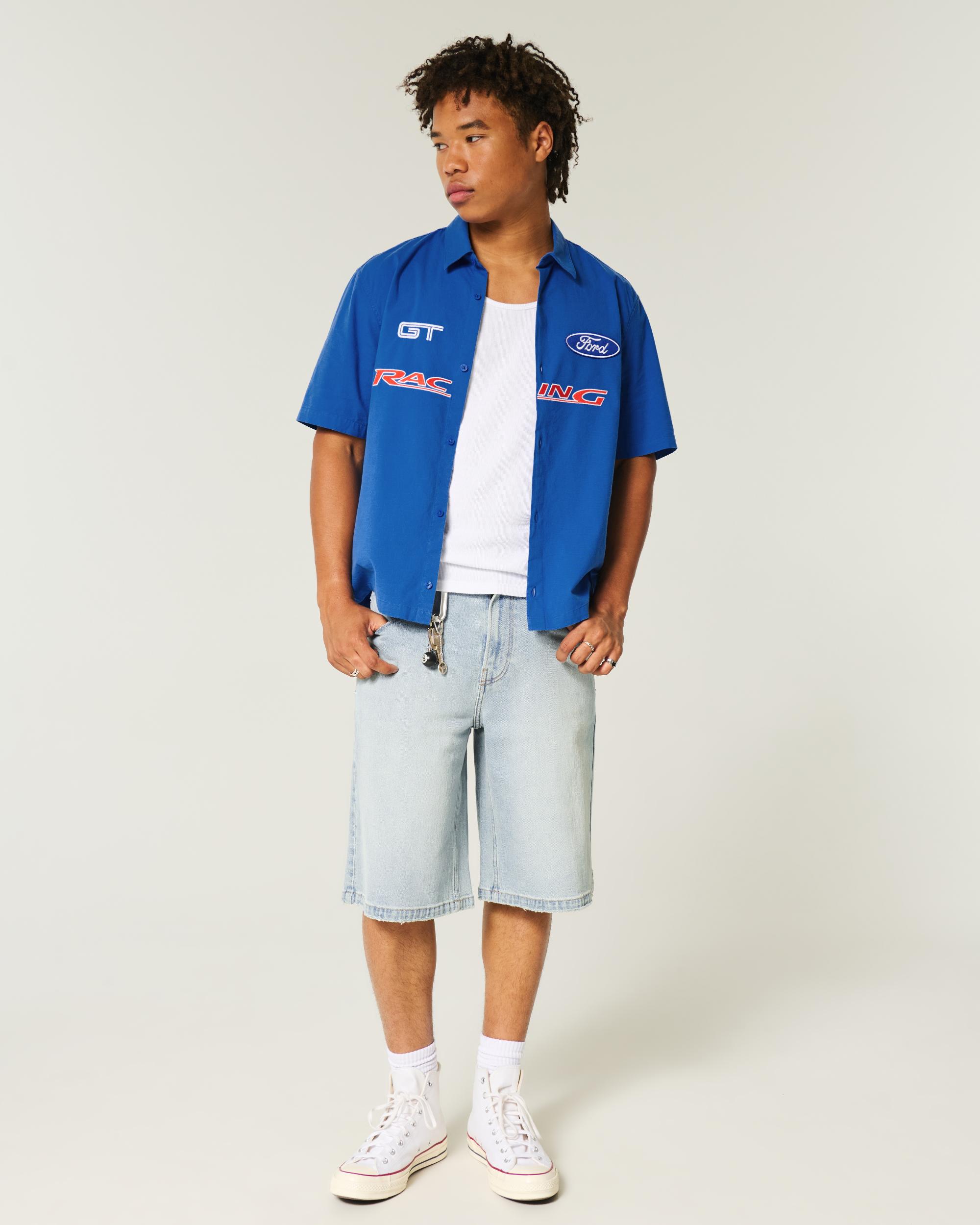 Boxy Ford Racing Graphic Shirt Product Image