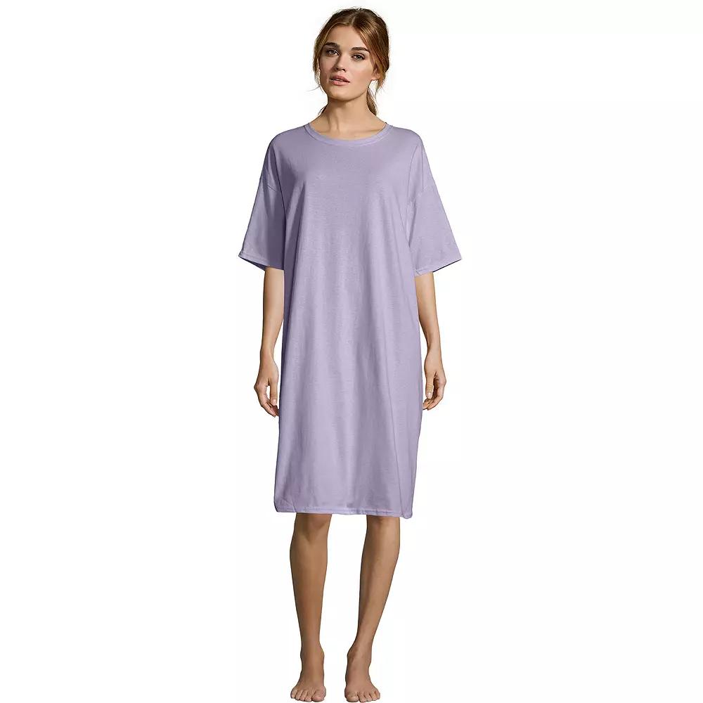 Women's Hanes® Wear-Around Lounge Shirt, Purple Product Image