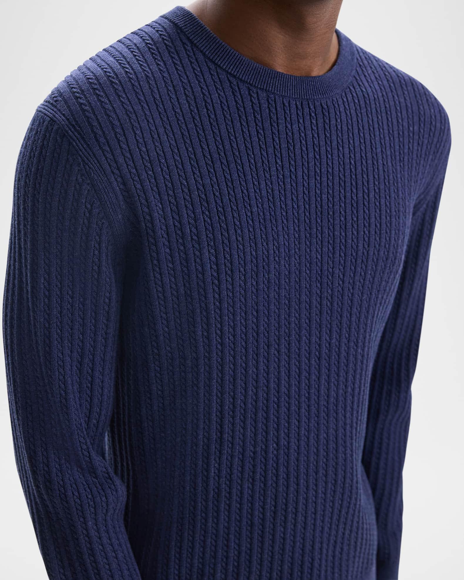Men's Riland Cable-Knit Crewneck Sweater Product Image