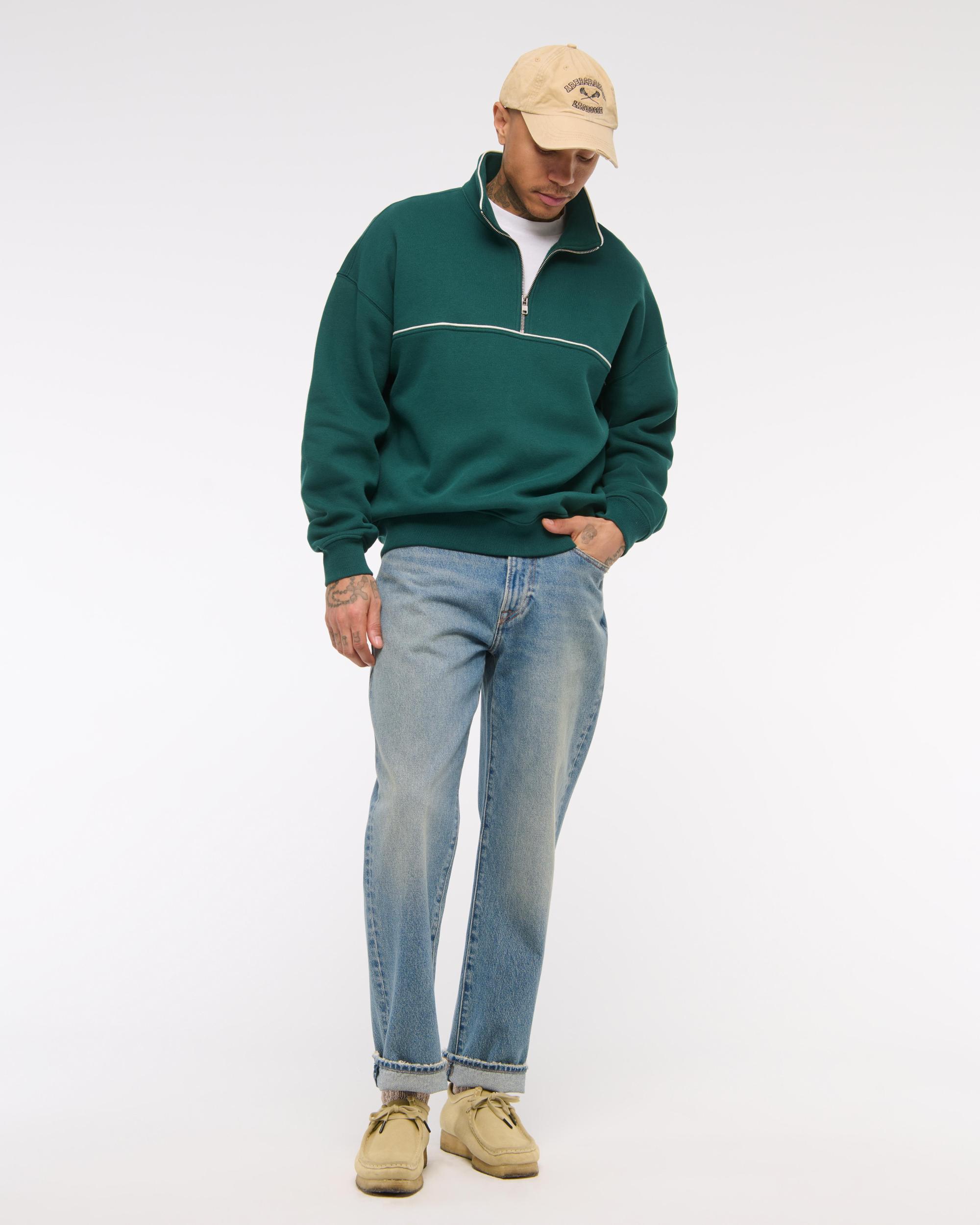 Essential Half-Zip Sweatshirt Product Image