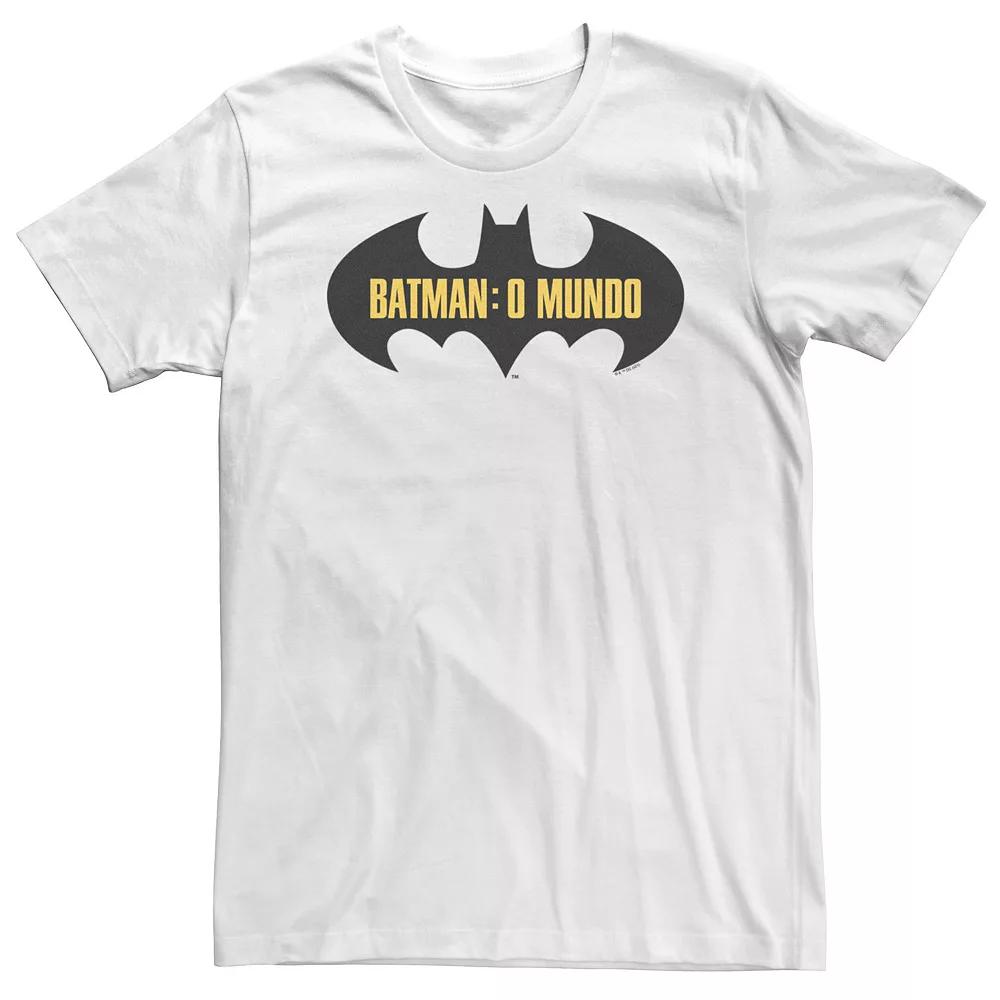Big & Tall DC Comic Batman: O Mundo Brazil Logo Tee, Men's,  Product Image