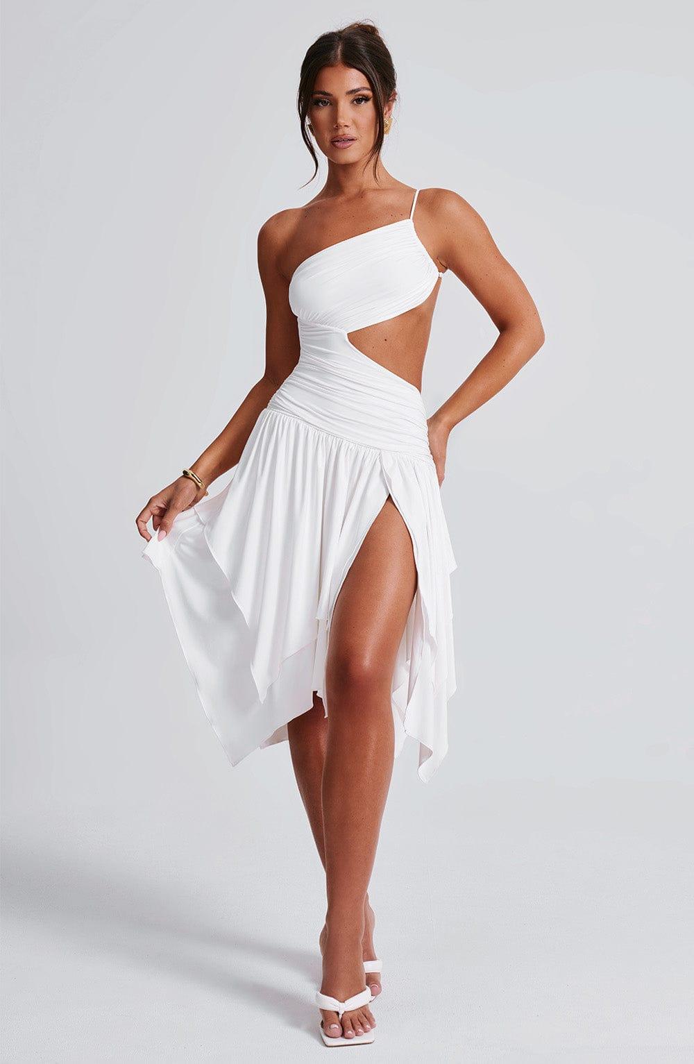 Emeline Midi Dress - White Product Image