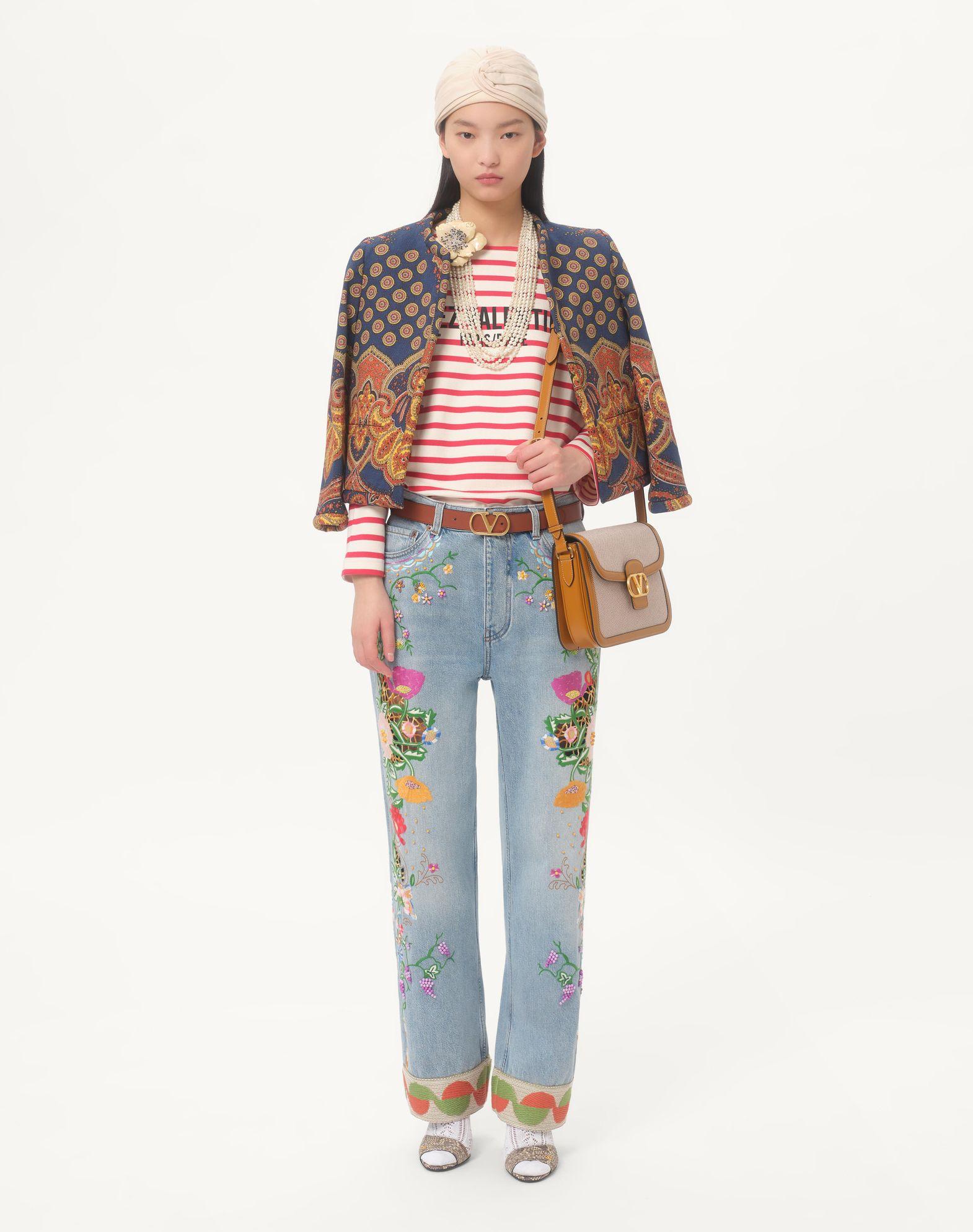 Striped Jersey Cotton T-Shirt  Product Image