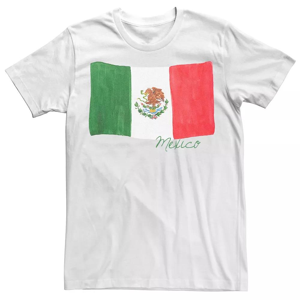 Men's HHM Mexico Flag Watercolor Tee,  Product Image