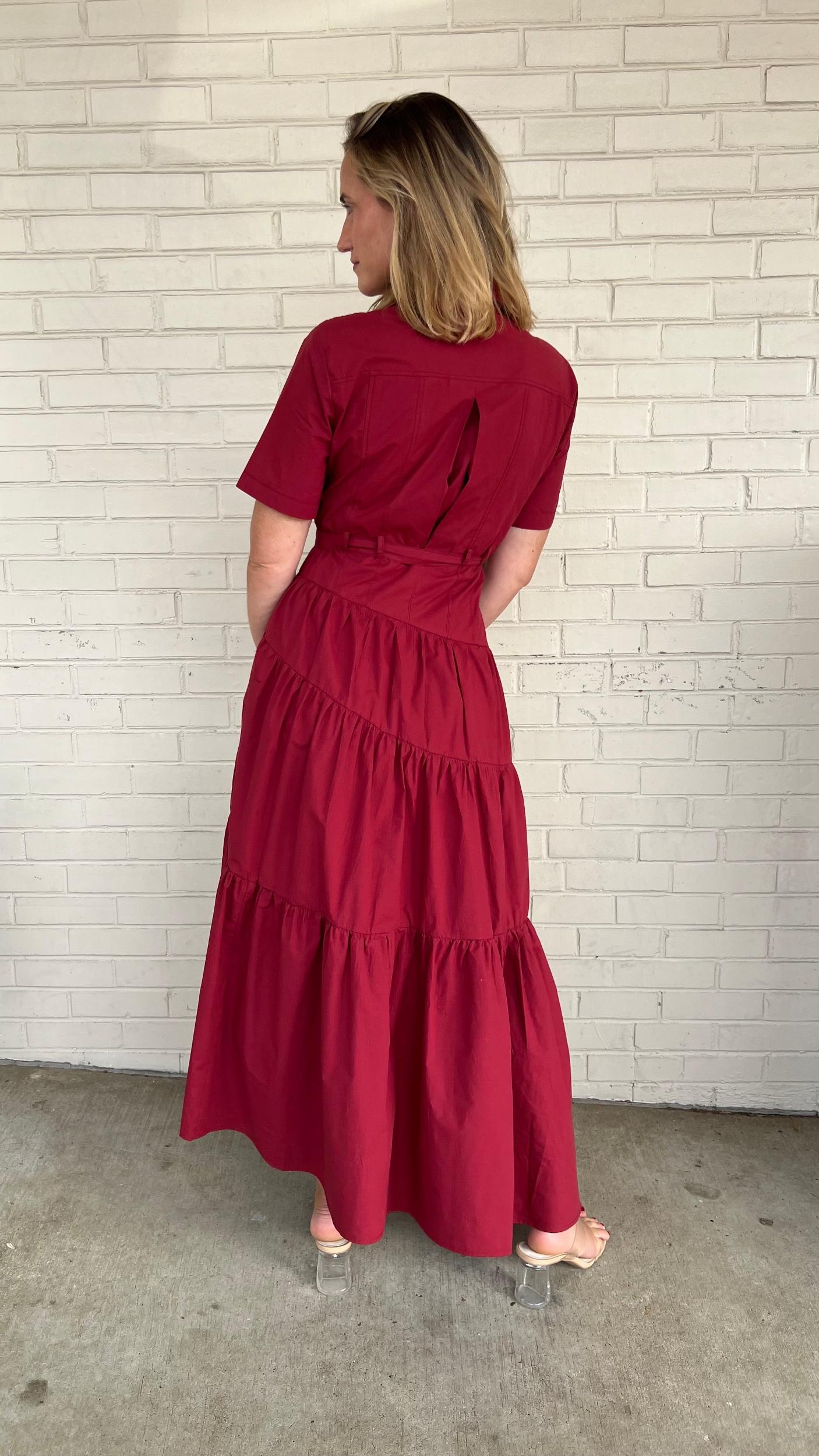 There For You Short Sleeve Maxi Dress Product Image