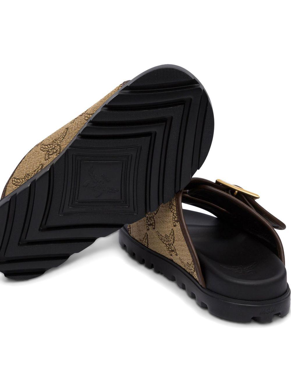 monogram-pattern slides Product Image