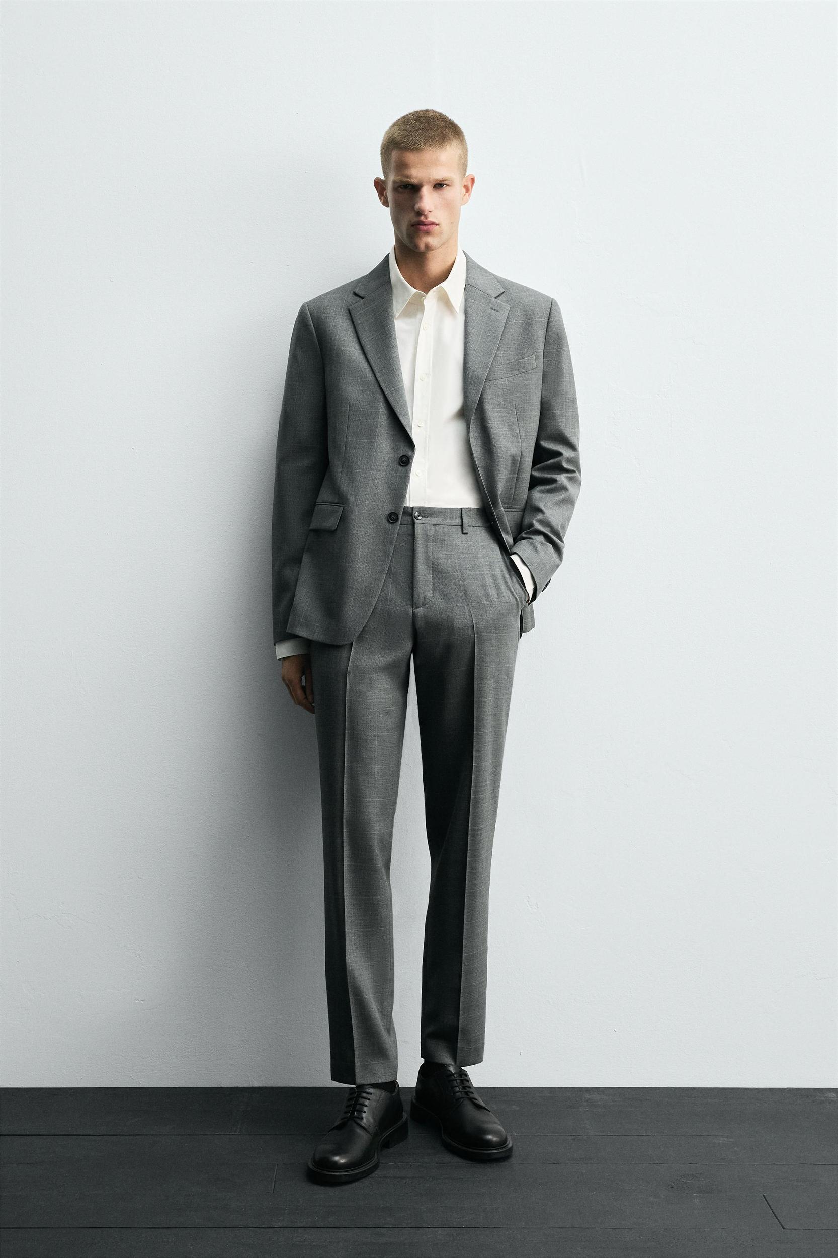 PLAID SUIT PANTS Product Image
