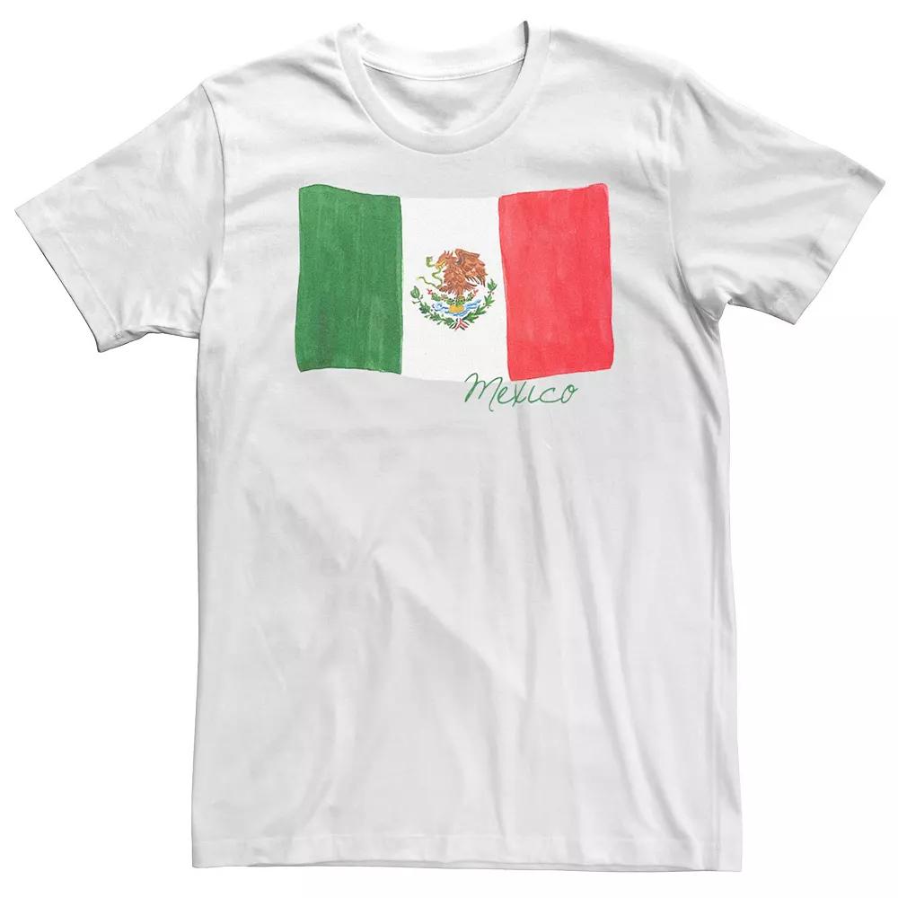 Big & Tall HHM Mexico Flag Watercolor Tee, Men's,  Product Image
