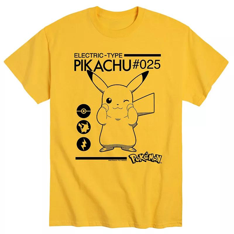 Men's Pokemon Electric Tee,  Product Image