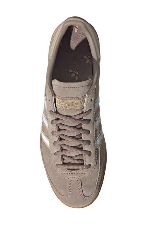 adidas Gender Inclusive Handball Spezial Sneaker in Chalky Brown/white/magic Beige at Nordstrom, Size 13 Women's Product Image