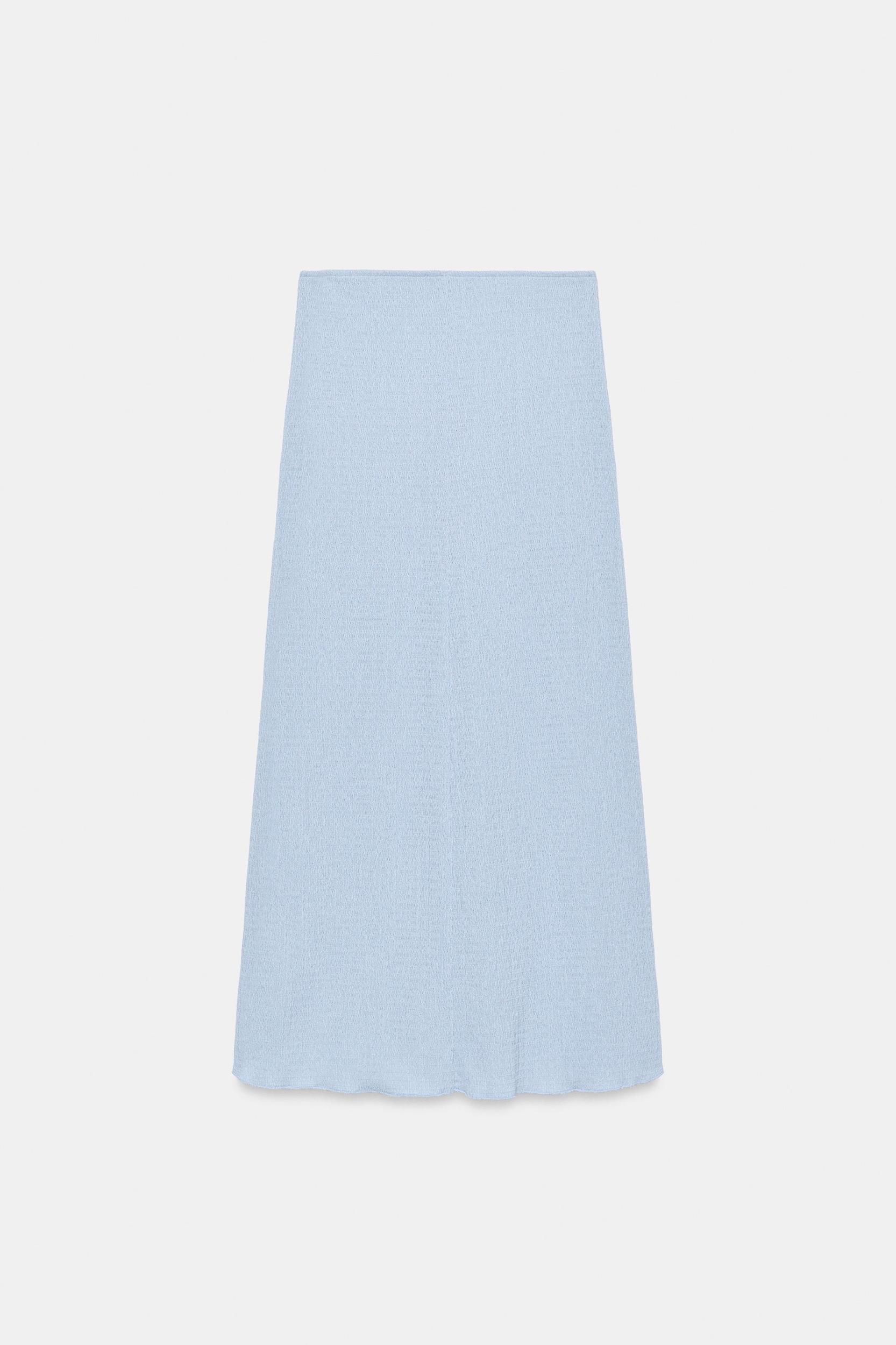 TEXTURED MIDI SKIRT Product Image