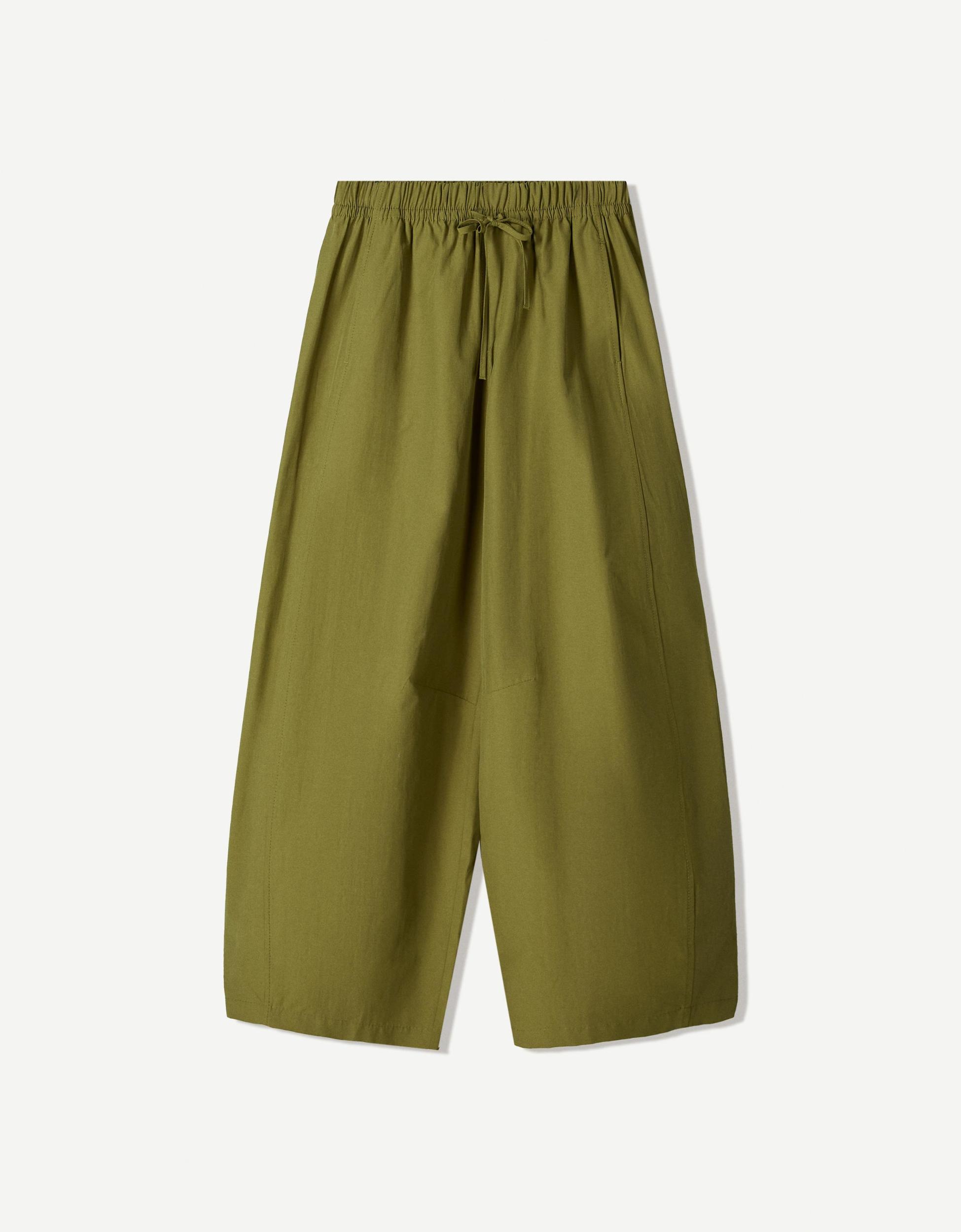 Cropped barrel pants Product Image