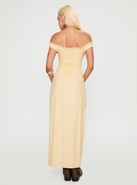 Bryar Maxi Dress Yellow Product Image