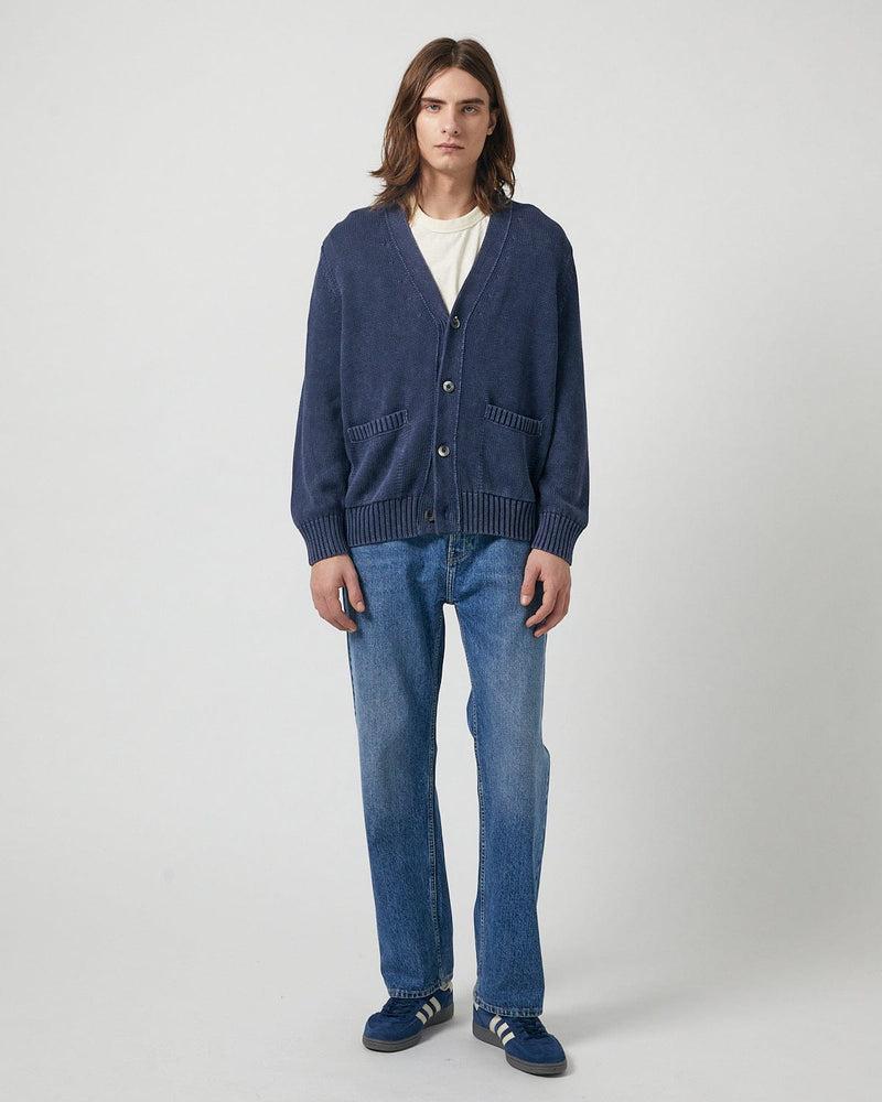 Acid Wash Cardigan - Midnight Product Image