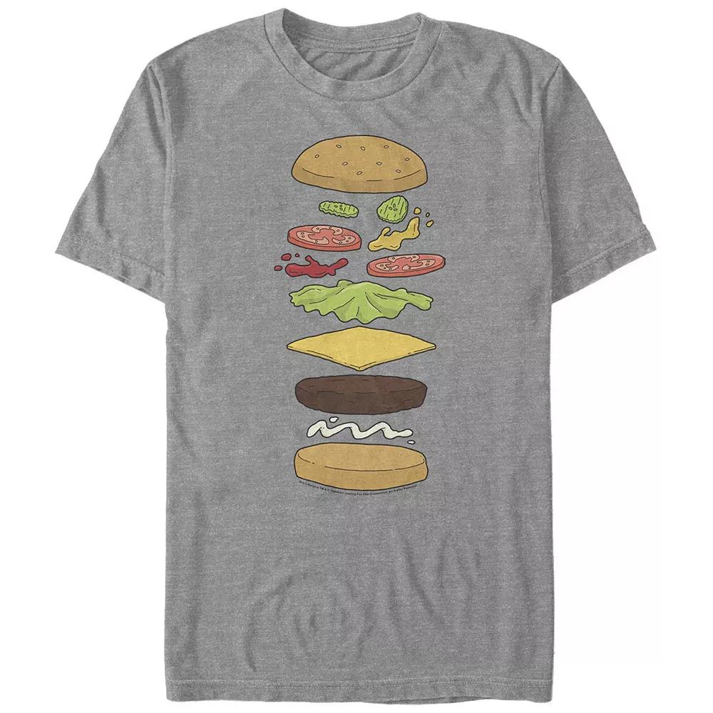 Men's Bob's Burgers Hamburger Elements Graphic Tee,  Product Image
