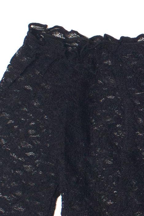 Long Sleeve Asymmetrical Lace Top Product Image