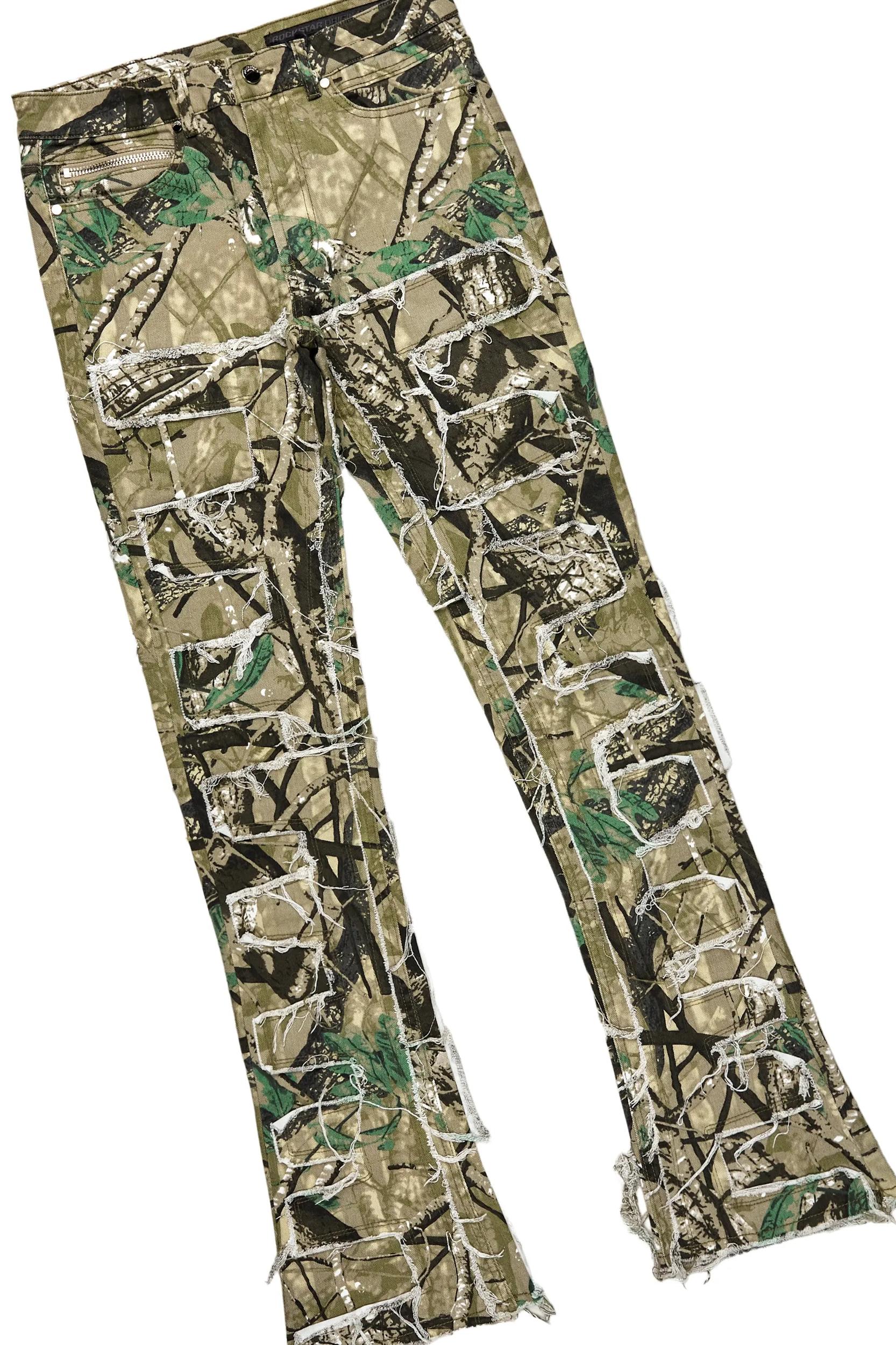 Lake White T-Shirt & Shake Stacked Flare Jean Bundle Male Product Image