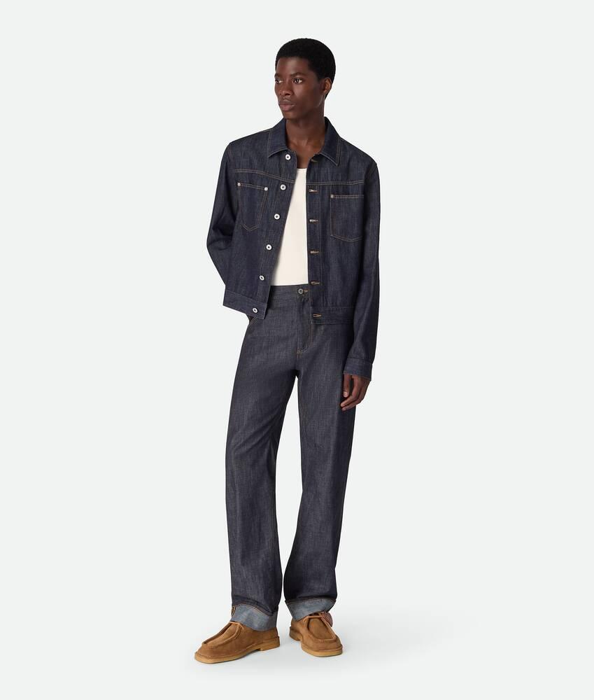 Men's Indigo Denim Jacket in Indigo Product Image