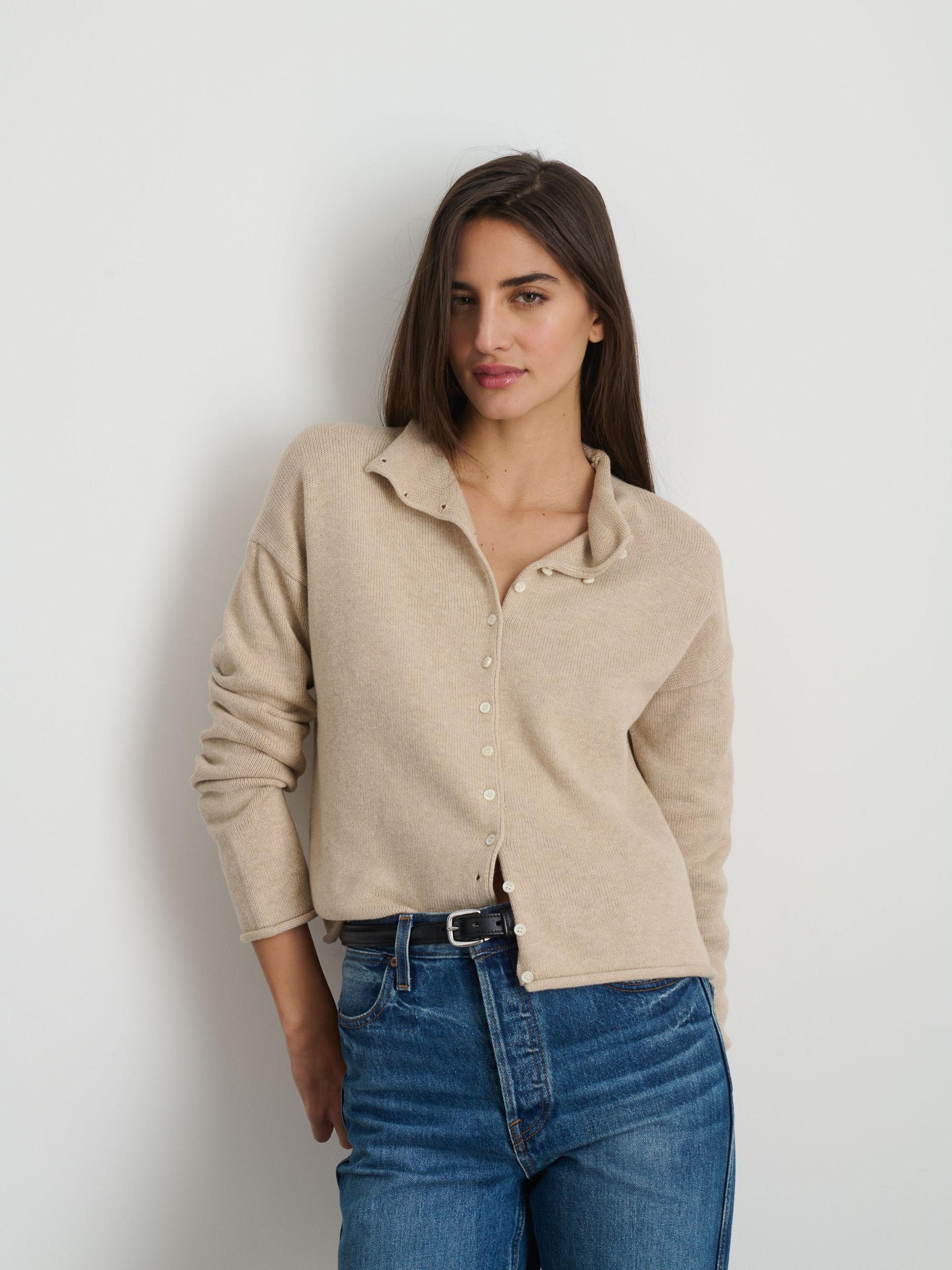 Taylor Cardigan In Cotton Cashmere Product Image